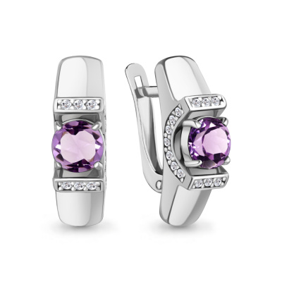 Серьги 45007504А.5 серебро