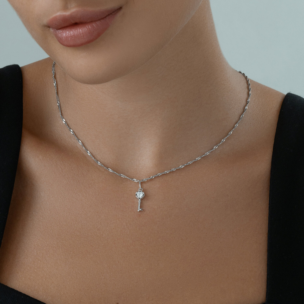 Подвеска 94030956 серебро Ключ