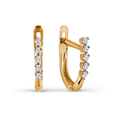 Серьги дорожка Т147027353 золото