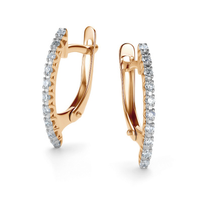 Серьги дорожка 26440-100 золото