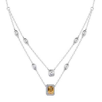 Колье 06-3857.00ЦТ-00 серебро