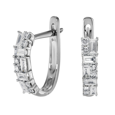 Серьги E101-E45616W золото
