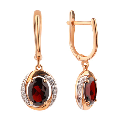 Серьги подвесные 1055872-11130-G золото