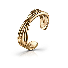 Серьги кафф С100-2780-5.0 золото
