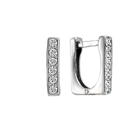 Серьги дорожка с105091р серебро