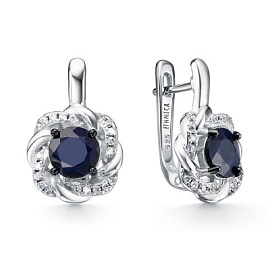Серьги ETF-030-E-BS серебро