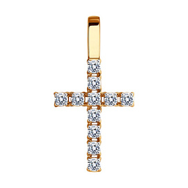Крест декоративный 51-130-01652-1 золото
