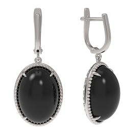 Серьги подвесные 1035872-01210-Y серебро
