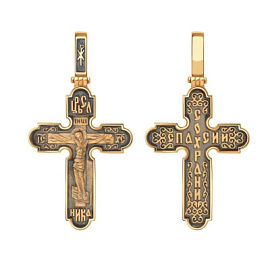 Крест христианский Т14006824 золото