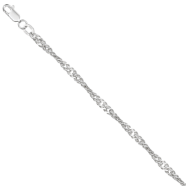 Браслет классический НБ22-028Ю-3 d0.60  серебро Полновесный
