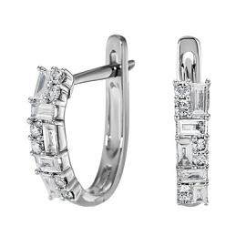 Серьги E101-E45616W золото