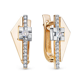 Серьги 571-2100 золото
