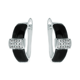 Серьги TC-E00252-B-W-X-X-W серебро