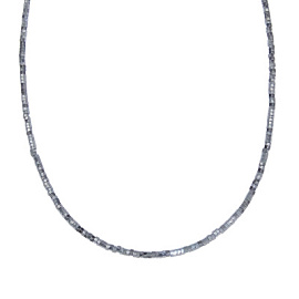 Бусы чокер К-Гм-150-2-с-38ч серебро