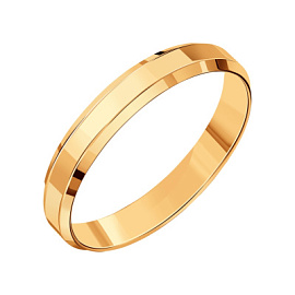 Кольцо обручальное Т10061Б262 золото